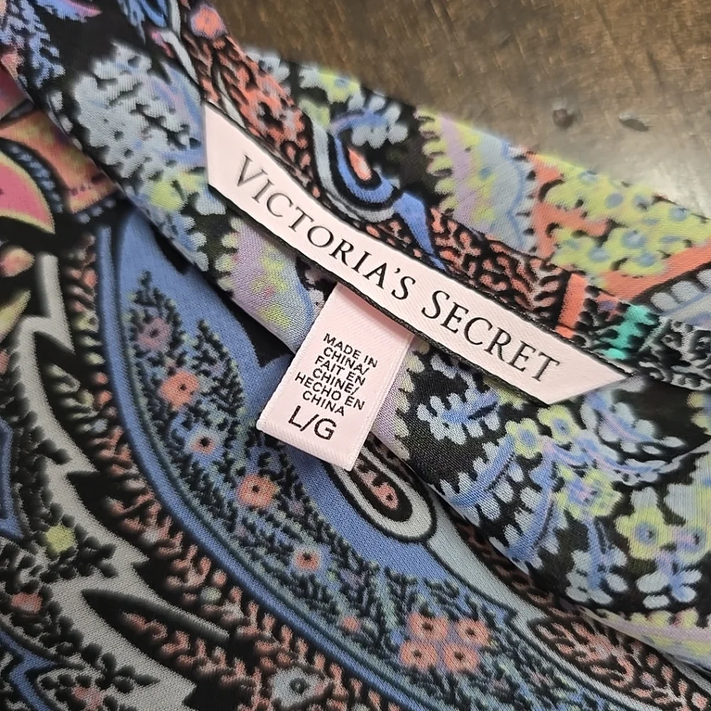 Victoria Secret Womens robe/lightweight jacket sz large - Picture 5 of 6